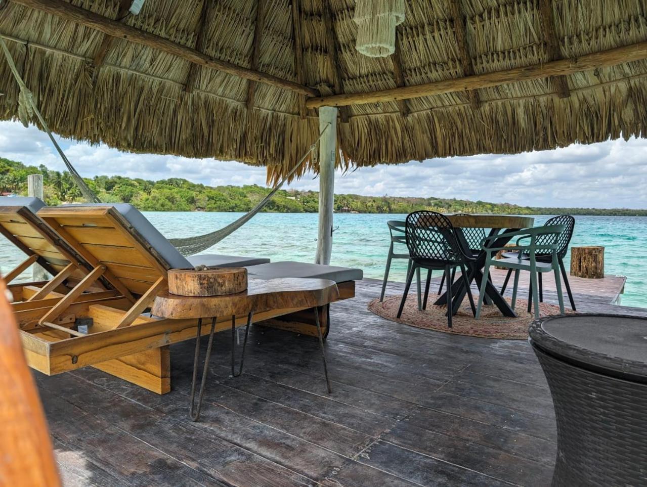 Cabana Con Muelle Privado En La Laguna De Bacalar Εξωτερικό φωτογραφία